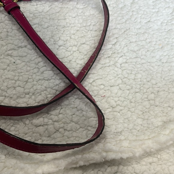 Floral Pink & Brown Coach Purse - Picture 5 of 5